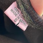 Patchwork Floral Flower Cotton Hippie Boho Nepal Zip Up Hoodie Sweatshirt S Brown Photo 9