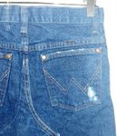 Wrangler Furst Of A Kind Dark Wash Denim Distressed Mini Skirt Photo 7