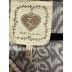 Z&L Europe Embroidered Swim Cover Up Gray Boho Size S/M Photo 2