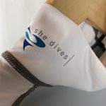 Mares Gray & White Long Sleeve Logo Print Rash Guard Scuba Water Tee Shirt 8 Photo 3