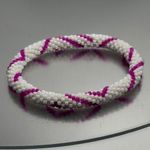 Sashka Pink & White Bracelet 7”Original Size Photo 0