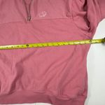 Ivory Ella  Pink Fleece Quarter Zip Pullover Women's Large Cozy Athleisure Photo 7