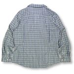 Duluth Trading Co Plaid Button Up Long Sleeve Shirt Women's L Blue Green Size L Photo 1