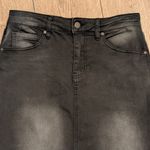 🆕 PTCL Women's 28 Skirt Black Denim Long Faded Jean Slim Maxi Sexy NEW Size undefined Photo 2