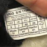 UGG  black suede wool platform heeled ankle boots booties shoes women’s 9 new Photo 2