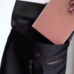 Botkier New York Black Nylon/Faux Leather Backpack Photo 9