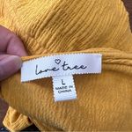 Love Tree  Summer Loving Woman’s Large Mustard Yellow Jumpsuit‎ Romper Photo 11
