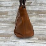 Sundance Purse Brown Tooled Leather Floral Satchel Distressed Boho Western Photo 2