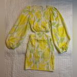 Sabo Skirt Banks Shirred Puff Sleeve Floral Dress - Solstice Floral NWT Photo 5