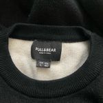Pull & Bear SZ L "try again later" black sweater Photo 3