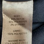 41 Hawthorn Skirt Womens Large Blue Navy Jacquard Secretary Office Capsule Photo 4