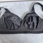 Playtex Vintage Bra Size 40B 18 Hour 4019 Black Full Coverage Wire Free Satin Photo 4