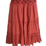 Brand New In Bohemian Burnt Orange Skater Dress Size S Photo 14