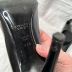 Ralph Lauren Collection purple label black peep toe heels size 9.5 office siren Photo 8