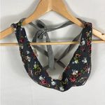 BECCA by Rebecca virtue  Floral Polka Dot Cross Back Bikini Top Medium Photo 0