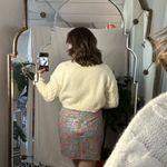 LPA revolve  Brisa Wrap Style Mini Skirt Pink Blue Size medium Photo 5