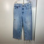 Madewell Women’s 29 Tall Jeans Low Slung Baggy Wide Leg Crop 100% Cotton Denim Photo 1