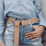 B-low the Belt Mia Gold and Tan Chic Glam Business Casual Accent Belt NWT OS Photo 10