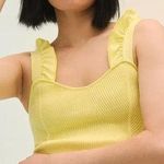 Anthropologie Maeve Ruffle-Strap Sweater Tank Size Large New With Tags $88 Photo 0