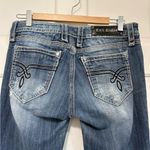 Rock Revival  Cameron Flare Wide Leg Jeans Light Wash Western Bling Size 30x31 Photo 1