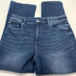 Ann Taylor Women's Five Pocket The Boot Crop High Rise Jeans Blue Size 14 Photo 0