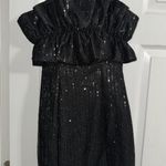 DO+BE  Boutique Black Sequin Dress Photo 0