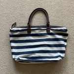 Target Extra Large Striped Canvas Tote Bag Beach Handbag Carryall Like New Photo 0