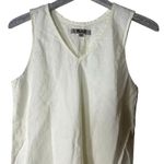 Flax  Linen Bias V Neck Tank Top NEW Photo 1