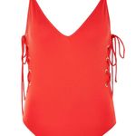 Topshop Eyelet Low Back Bodysuit Photo 1