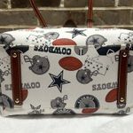 Dooney & Bourke Dallas Cowboys NFL Football Purse Shopper Tote White Large NWT Photo 8