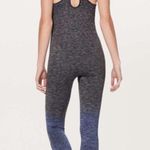 Lululemon ✨ Balance Resist Onesie Gray Blue Ombre Dip-Dye Yoga Jumpsuit Sz 6 ✨ Photo 1