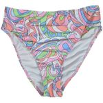 Salt + Cove Printed High Waist Swim Bottom M NWT Pink Size undefined Photo 0