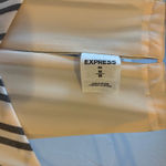 EXPRESS  Yellow Striped Tank top Photo 1