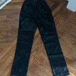 White Fox Boutique NWT  Black Leather Pants *highrise Photo 3