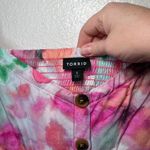 Torrid Womens Fit and Flare Twill Multicolor Button-Down Sleeveless Top 5X Photo 4