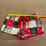 Xhilaration  Christmas Red, Green, White Plaid Pajama Shorts, Size S Photo 4