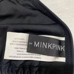 MINKPINK  Cross My Heart String Bikini Swim Triangle Top Strappy Black Size Small Photo 6