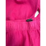 Tahari Pink Linen Wide Leg Pants women sz L Photo 5
