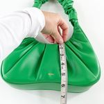 JW Pei  Gabbi Ruched Vegan Leather Shoulder Bag Purse Grass Green Photo 9