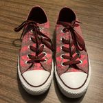 Converse Bordeau Pink Maroon Aztec Geo Print Low Tops Size 6 Photo 1