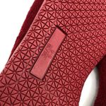 Womens Clog Slippers Terry Slip On Soft Red US Size 7 Photo 4