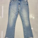 Mother The Insider Frayed Ankle Jeans I Confess Blue Size 26 Photo 4