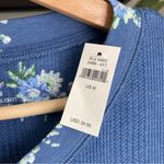 Aerie NWT  Floral Lightweight Waffle Knit Henley Top Photo 2