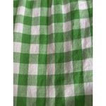Draper James RSVP Green Gingham Plaid Cotton Midi Dress Ruffle Sleeves Medium Photo 10