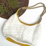 Bodhi Womens Purse White Yellow Hobo Bag Chain Strap Photo 0