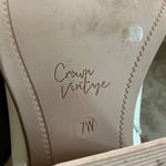 Crown Vintage Sila Embroidered Western Boots in White Sz 7 EUC Photo 14