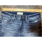 BKE Parker Universal Fit High Rise Skinny Jeans Womens 28 Dark Wash Distressed Photo 5