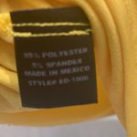 Essentials by ABS marigold yellow poly/ spandex dress. Spaghetti straps. Size10. Size 10 Photo 7