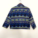 Chico's Anniversary Collection Southwestern Aztec Denim Jacket Size 2 or L Photo 6