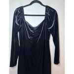 Boden Sweetheart Black Velvet Jersey Midi Dress Sz 8 NEW Photo 6